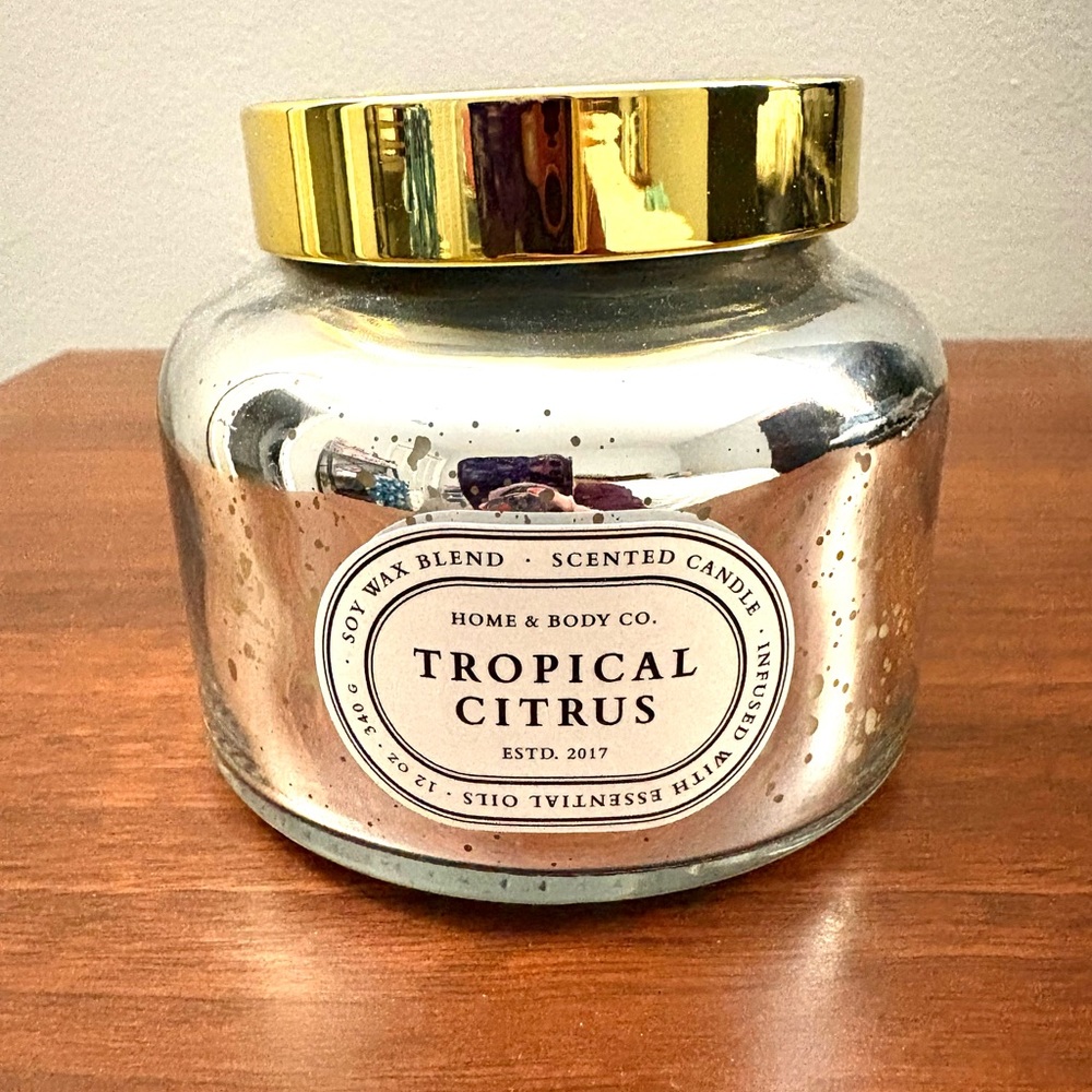 Tropical Citrus Soy Wax Blend Candle